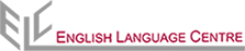 Link to the English Language Centre home page