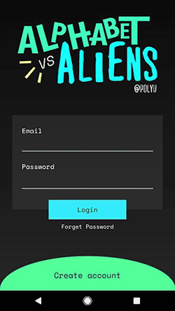 Alphabet Vs Aliens app screenshot